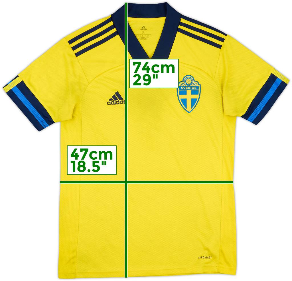 2020-21 Sweden Home Shirt - 5/10 - (S)