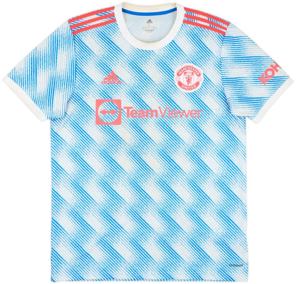 2021-22 Manchester United Away Shirt - 5/10 - (L)