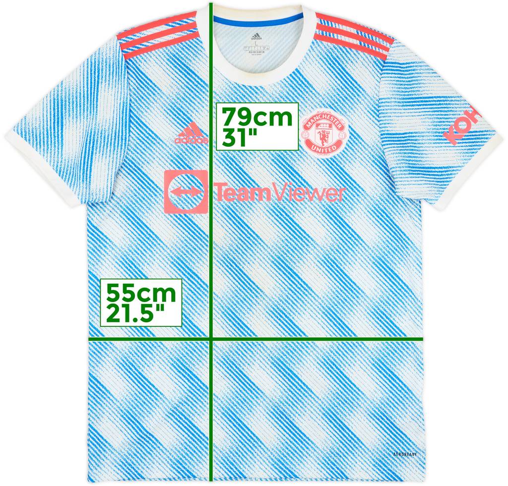 2021-22 Manchester United Away Shirt - 5/10 - (L)