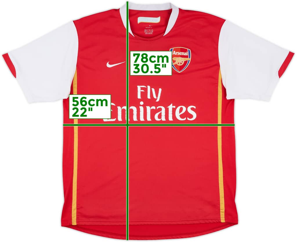 2006-08 Arsenal Home Shirt - 5/10 - (L)