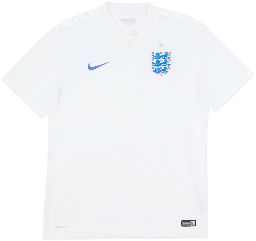 2014-15 England Home Shirt - 4/10 - (M)