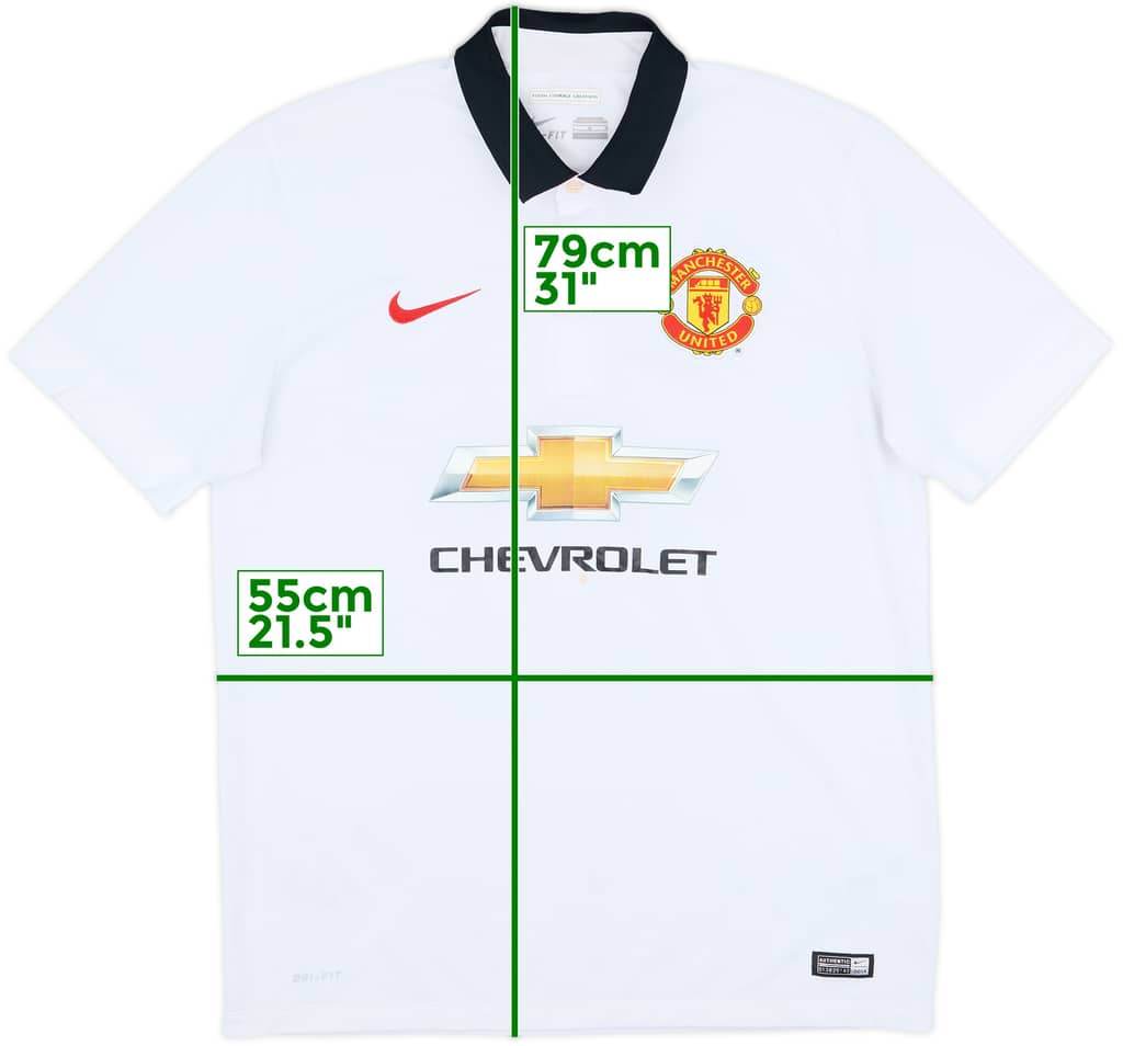 2014-15 Manchester United Away Shirt - 5/10 - (L)