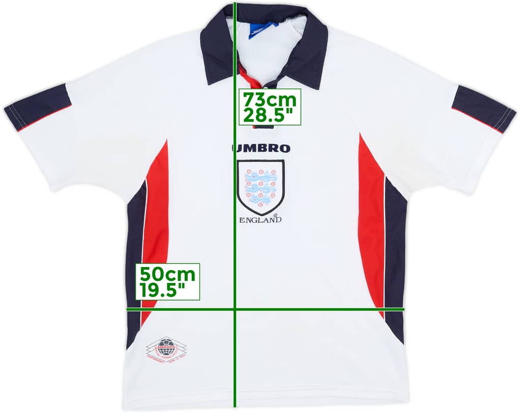 1997-99 England Home Shirt - 5/10 - (M)