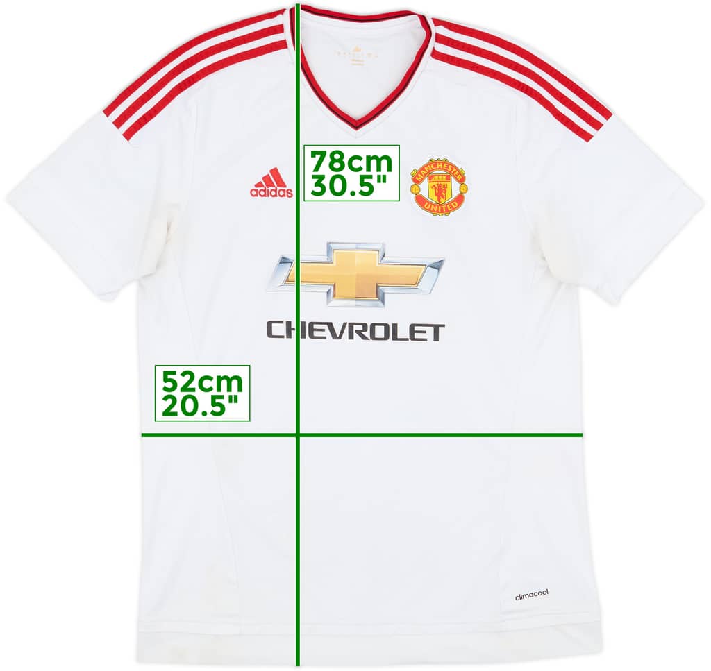 2015-16 Manchester United Away Shirt - 4/10 - (L)
