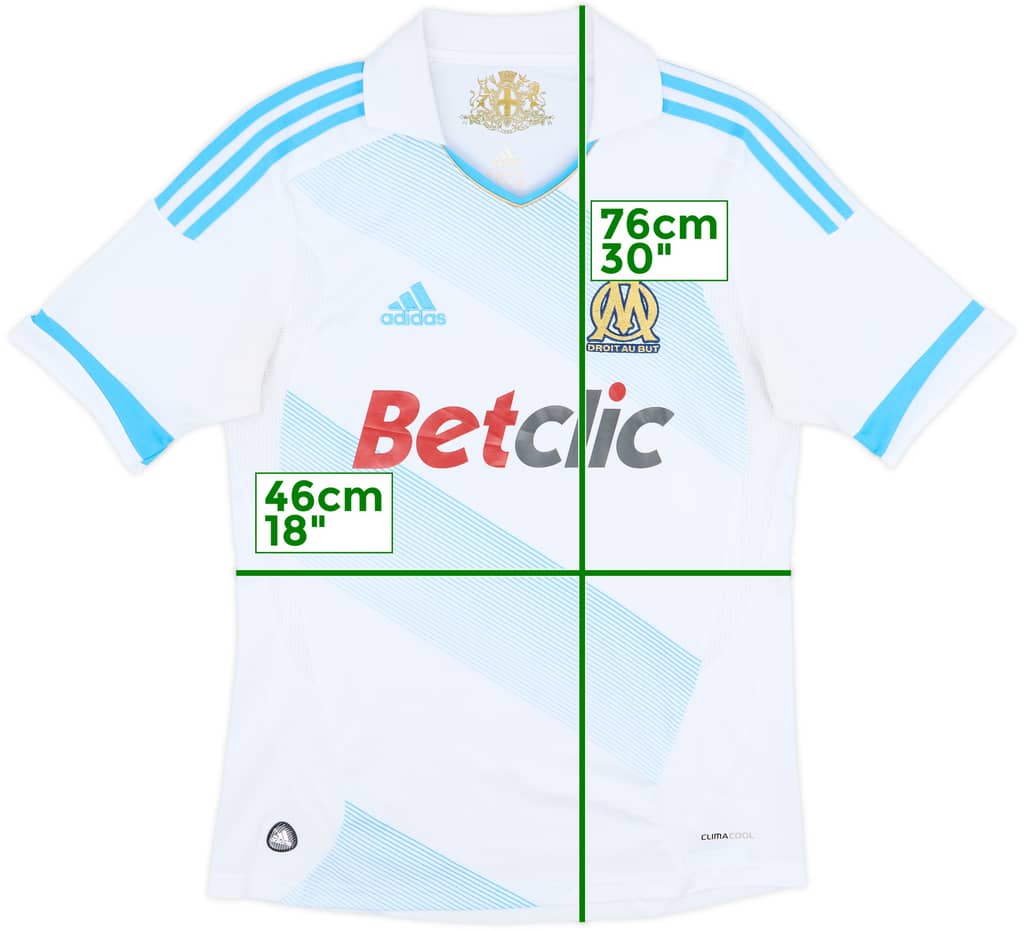 2011-12 Olympique Marseille Home Shirt - 6/10 - (S)