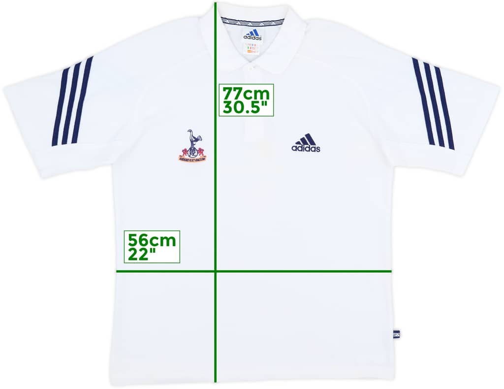 2000-01 Tottenham adidas Polo Shirt - 6/10 - (L)
