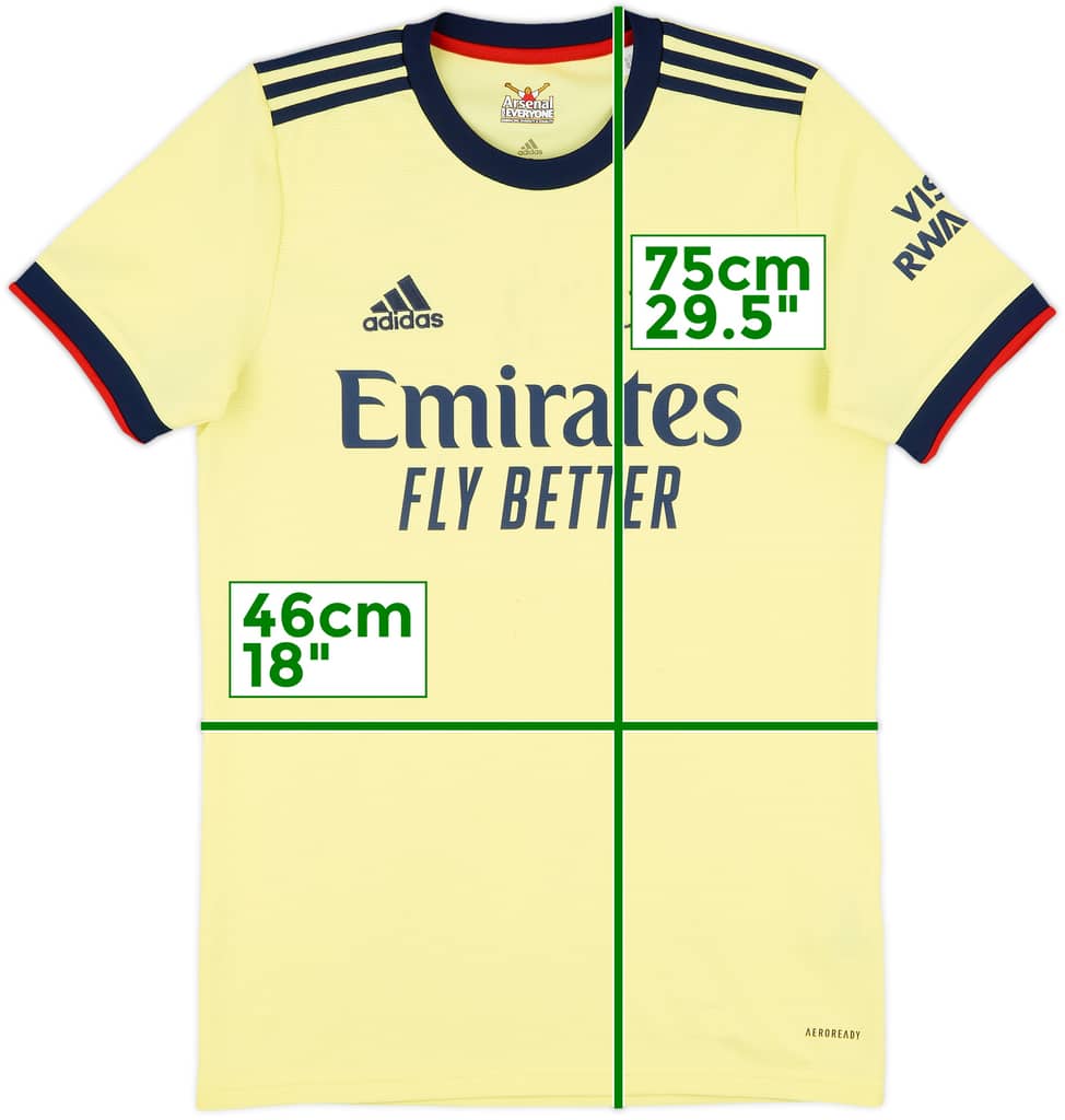 2021-22 Arsenal Away Shirt - 5/10 - (S)