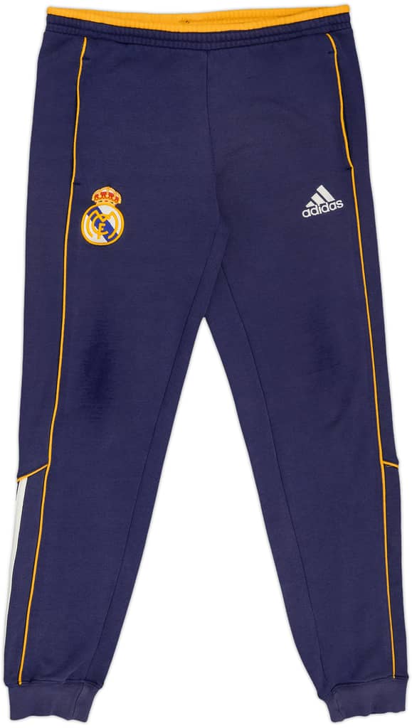 1999-00 Real Madrid adidas Track Pants/Bottoms - 7/10 - (S)