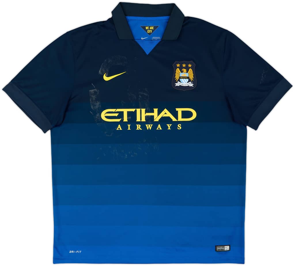 2014-15 Manchester City Away Shirt - 4/10 - (XL)