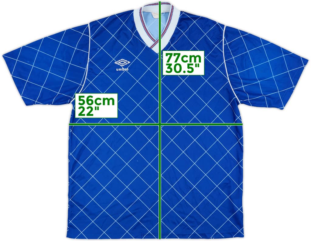 1987-89 Chelsea Home Shirt - 4/10 - (L)