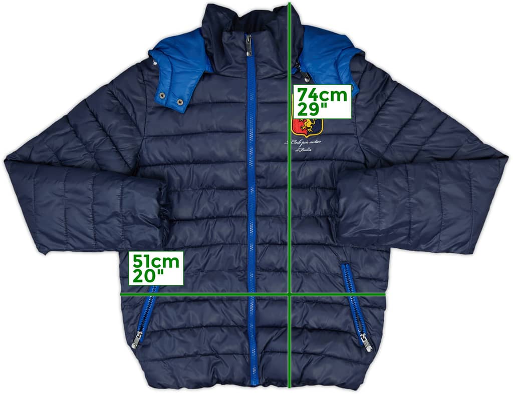 2012-13 Genoa Lotto Padded Bench Coat - 9/10 - (M)