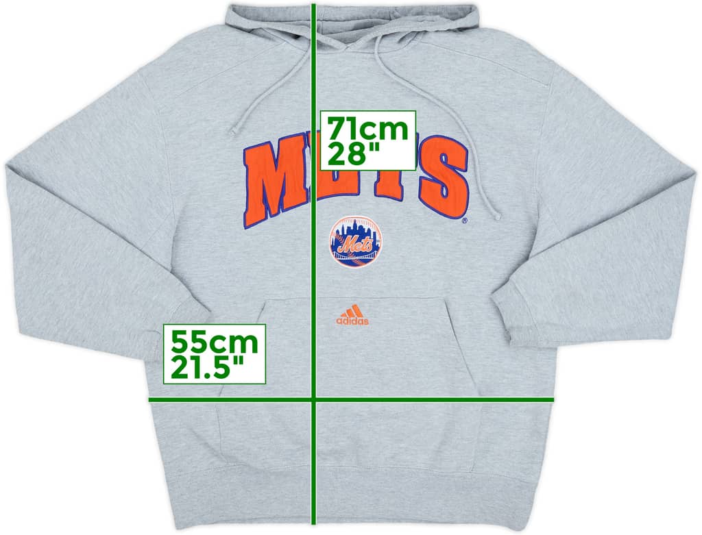 2000 New York Mets adidas Hooded Sweat Top - 6/10 - (L)