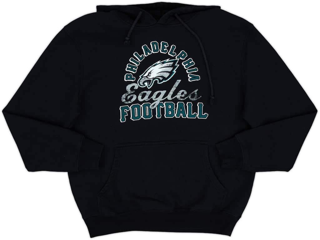 2010s Philadelphia Eagles Majestic Hooded Sweat Top - 7/10 - (M)
