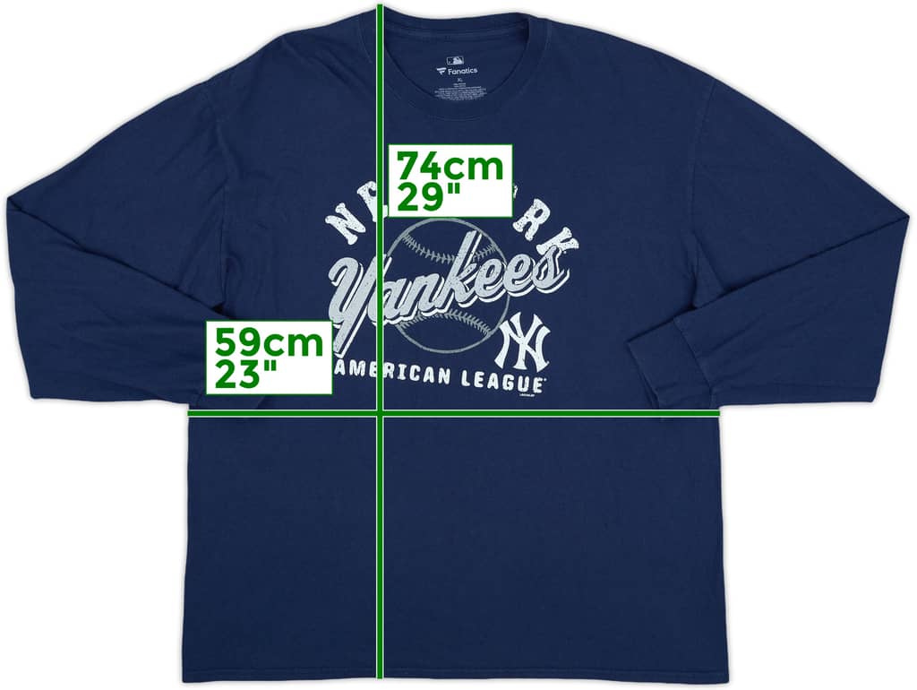 2017 New York Yankees Fanatics Graphic L/S Tee - 7/10 - (XL)