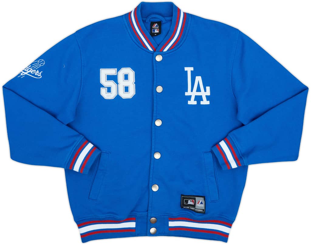 2010s LA Dodgers Majestic Varsity Sweat Top - 8/10 - (M)