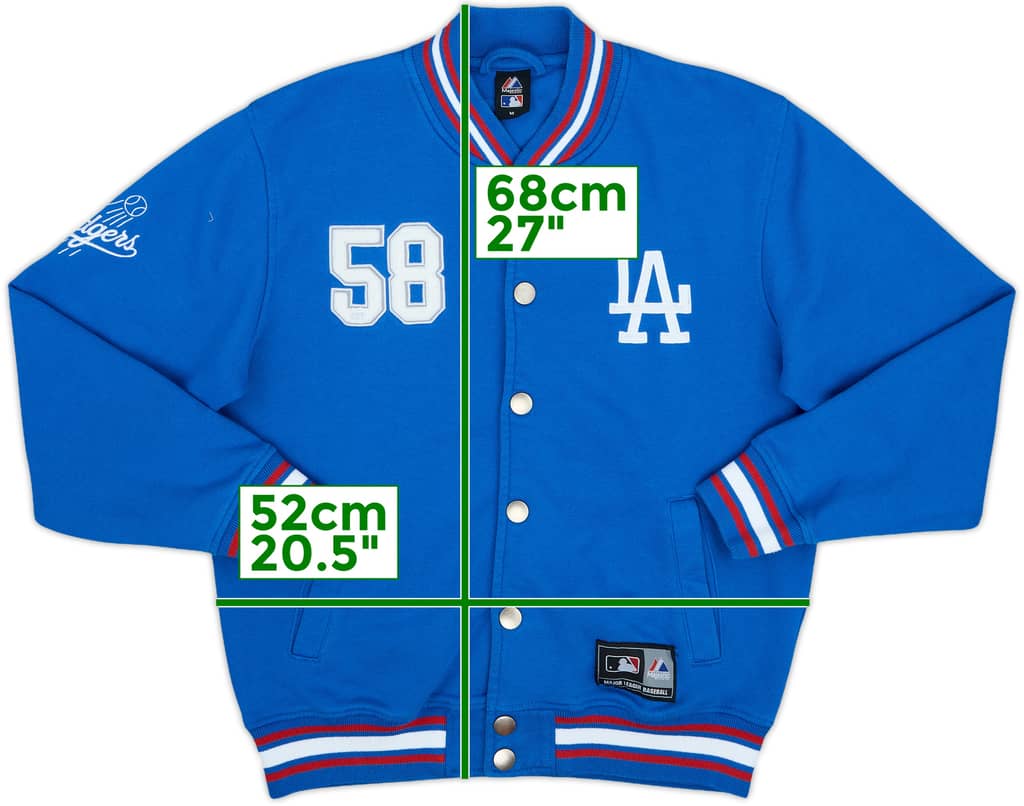 2010s LA Dodgers Majestic Varsity Sweat Top - 8/10 - (M)