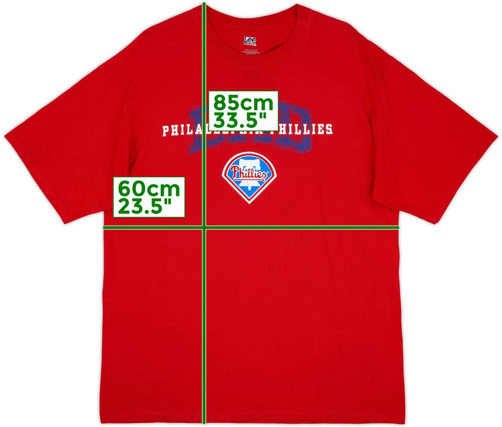2007 Philadelphia Phillies Lee Sport Graphic Tee - 9/10 - (XL)