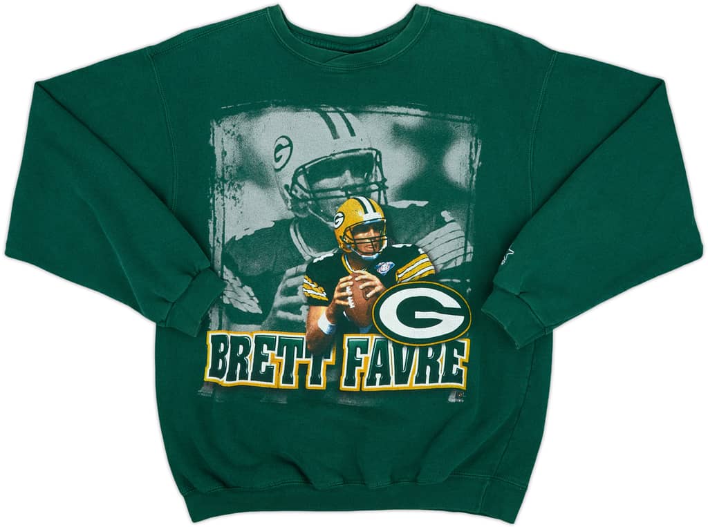 1994 Green Bay Packers Brett Favre Starter Sweat Top - 8/10 - (M)