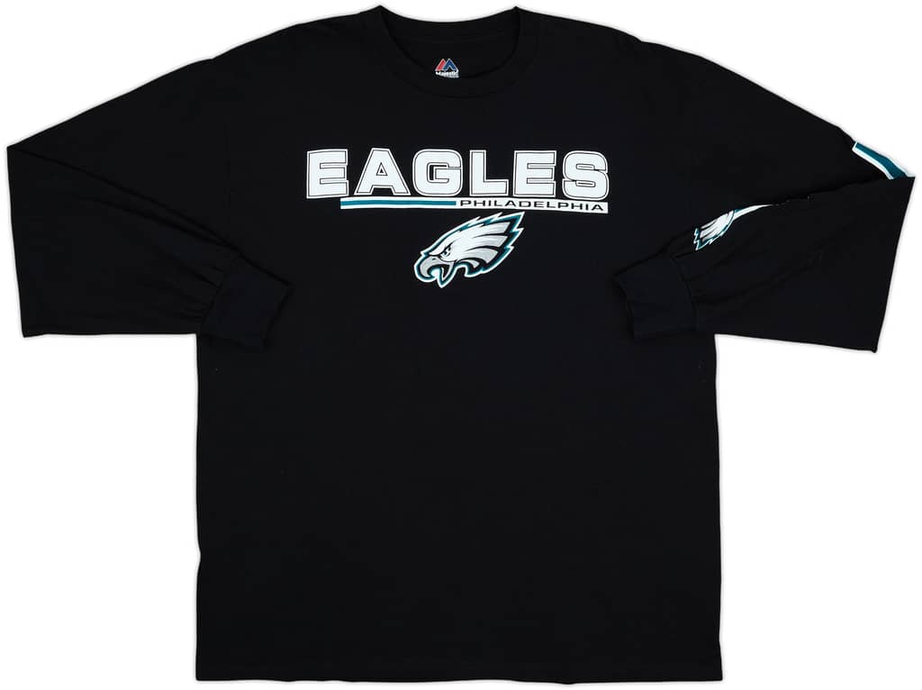 2010s Philadelphia Eagles Majestic L/S Tee - 9/10 - (XL)