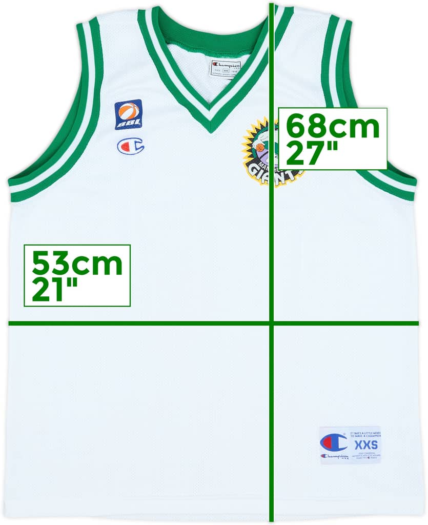 1995-97 Manchester Giants Champion Away Jersey - 9/10 - XXS