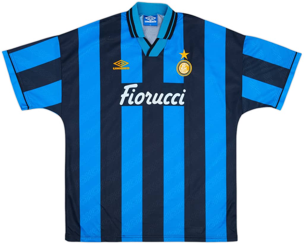 1994-95 Inter Milan Home Shirt - 8/10 - (XL)