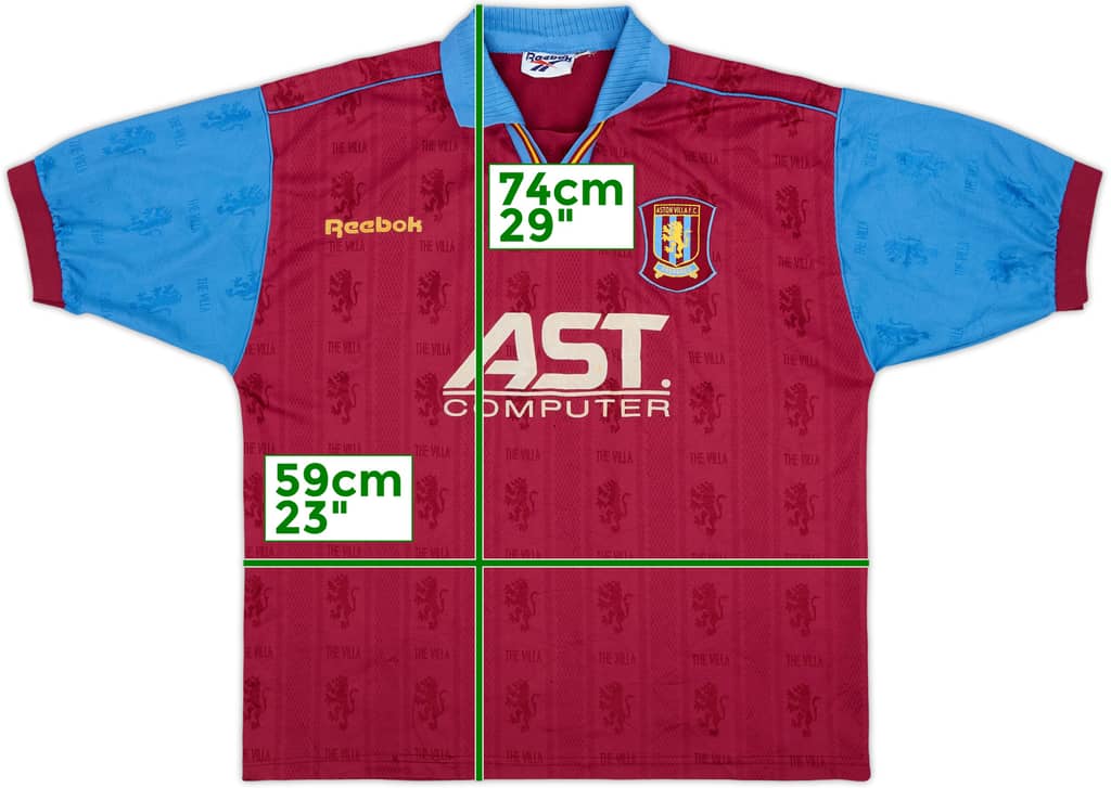 1995-97 Aston Villa Home Shirt - 5/10 - (L)