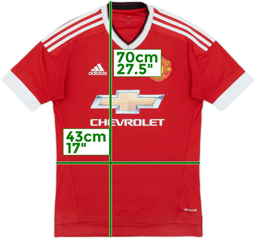 2015-16 Manchester United Home Shirt - 5/10 - (XS)