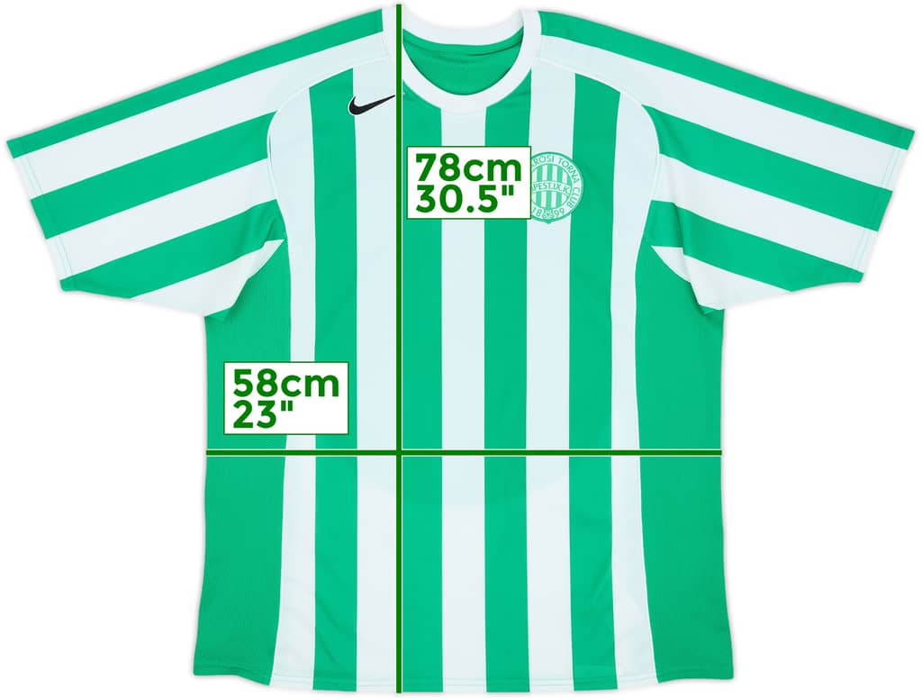 2005-06 Ferencvaros Home Shirt - 6/10 - (XL)