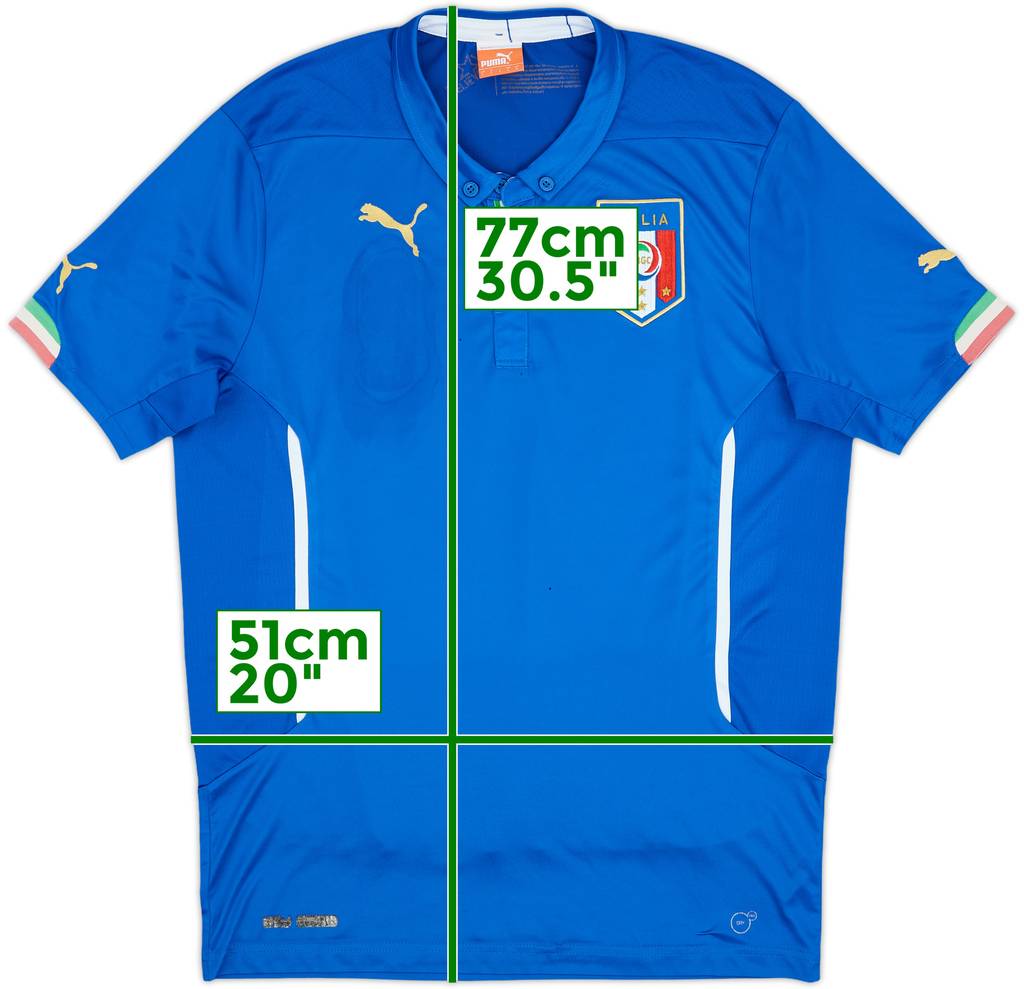 2014-15 Italy Home Shirt - 4/10 - (L)