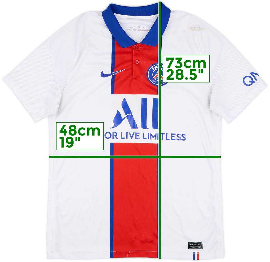 2020-21 Paris Saint-Germain Away Shirt - 5/10 - (M)