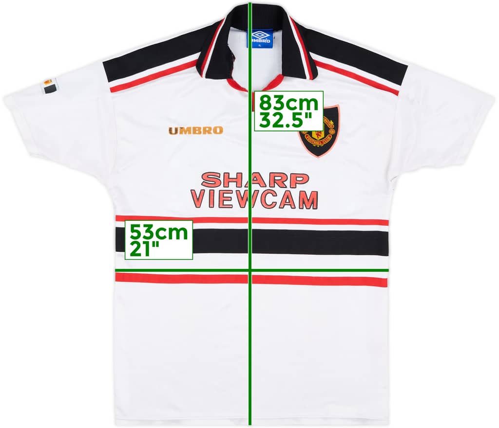 1997-99 Manchester United Away Shirt - 5/10 - (XL)