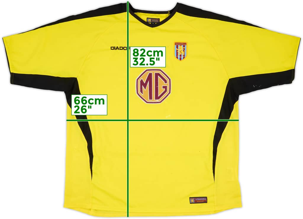 2003-04 Aston Villa Away Shirt - 5/10 - (XXL)