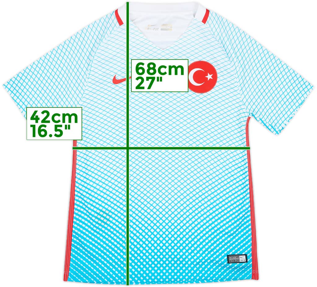 2016-17 Turkey Away Shirt - 6/10 - (S)