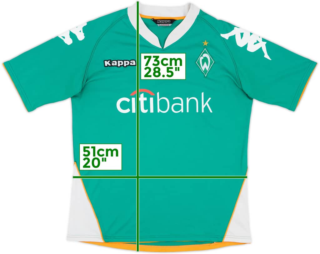 2007-08 Werder Bremen Home Shirt - 4/10 - (L)