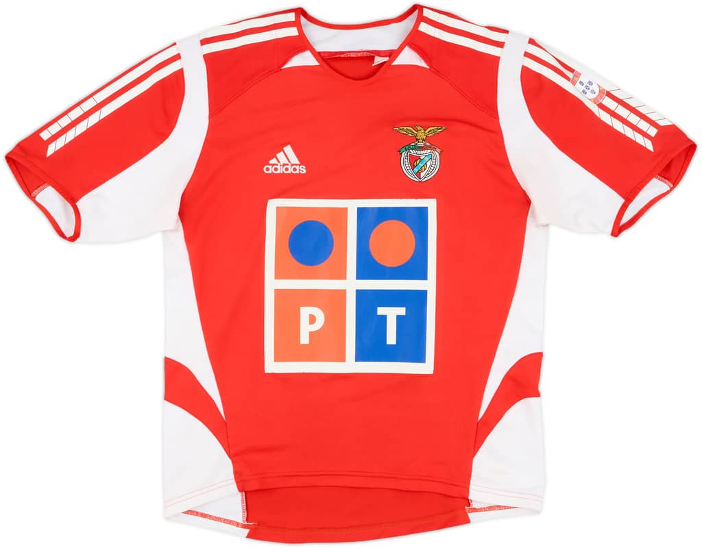 2005-06 Benfica Home Shirt - 7/10 - (XL.Boys)