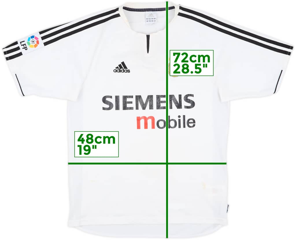 2003-04 Real Madrid Home Shirt - 5/10 - (S)