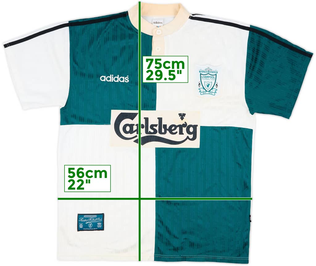 1995-96 Liverpool Away Shirt - 5/10 - (XL)