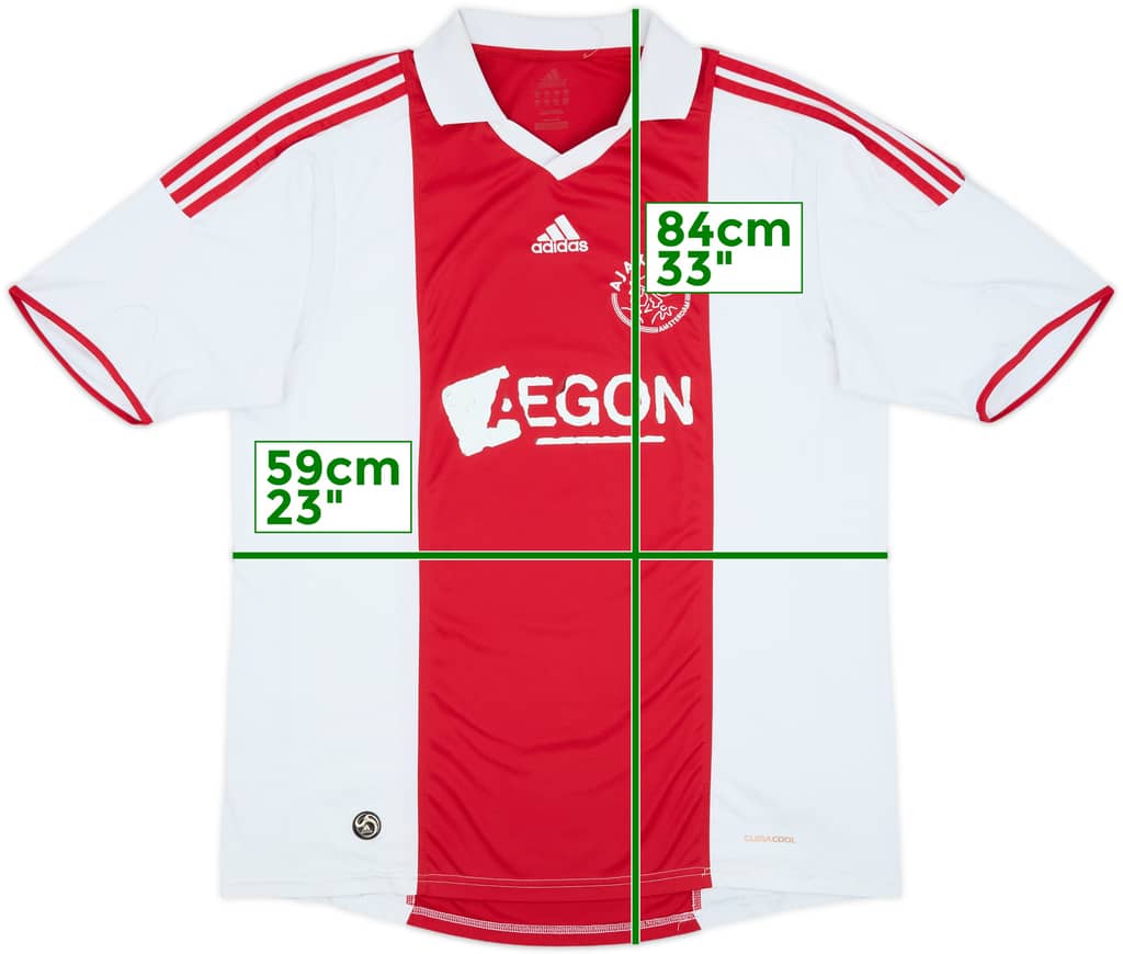 2009-10 Ajax Home Shirt - 5/10 - (XL)