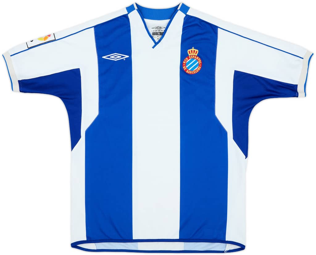 2002-03 Espanyol Home Shirt - 8/10 - (S)