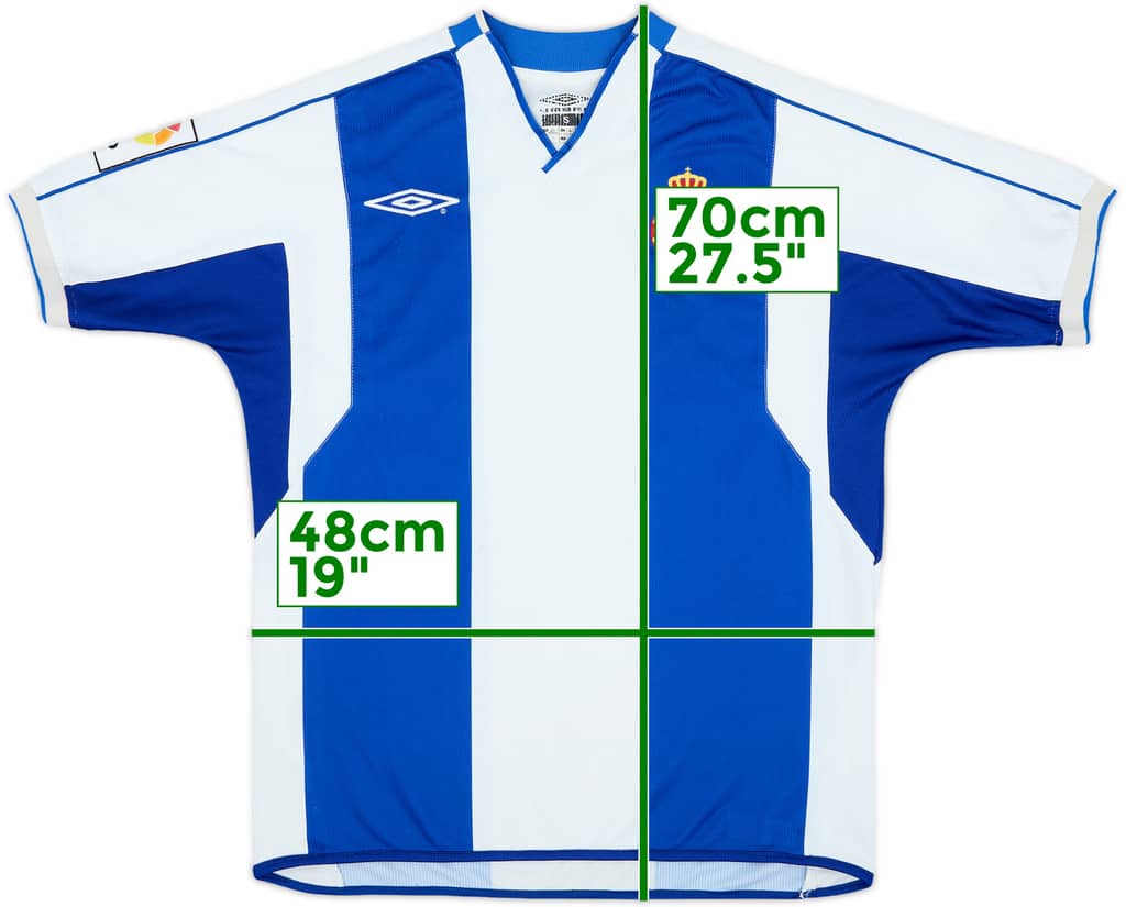 2002-03 Espanyol Home Shirt - 8/10 - (S)