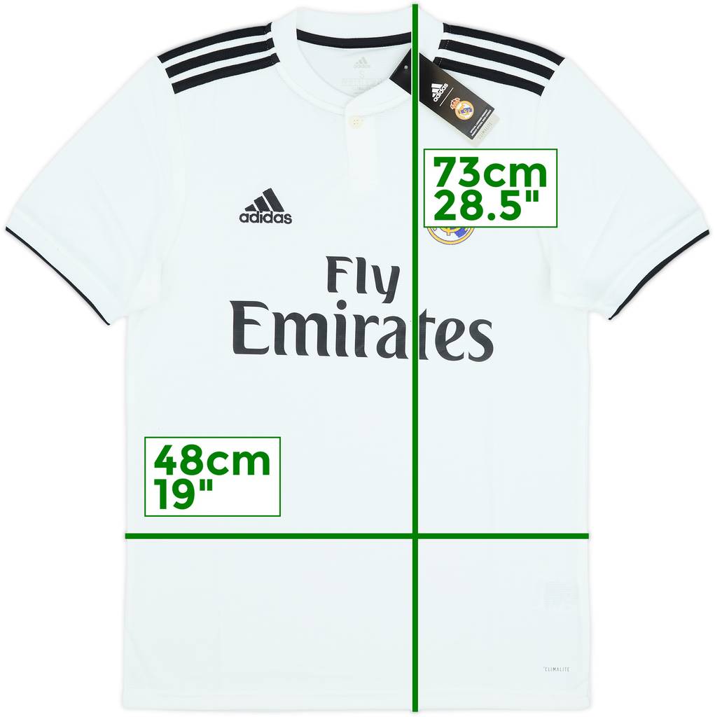2018-19 Real Madrid Home Shirt (S)