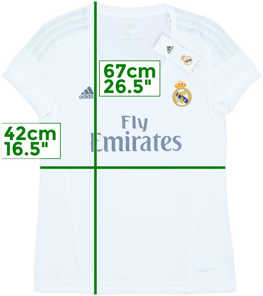 2015-16 Real Madrid Home Shirt (Women's M)