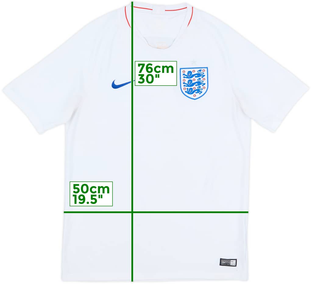 2018-19 England Home Shirt - 5/10 - (M)