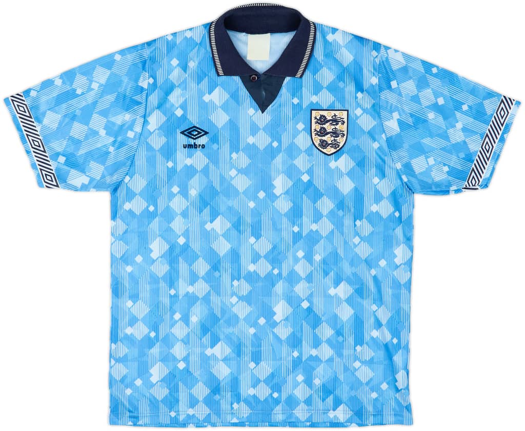 1990-92 England Third Shirt - 8/10 - (L)