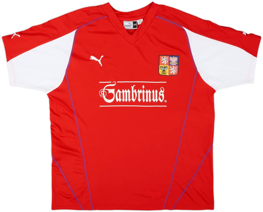 2004-05 Czech Republic Basic Home Shirt - 9/10 - (XXL)