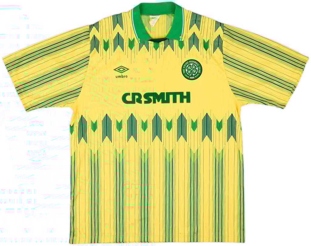 1989-91 Celtic Away Shirt - 8/10 - (L)