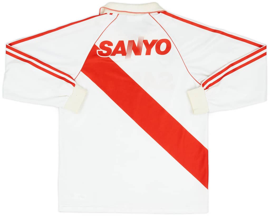 1992-94 River Plate Home L/S Shirt - 8/10 - (S)