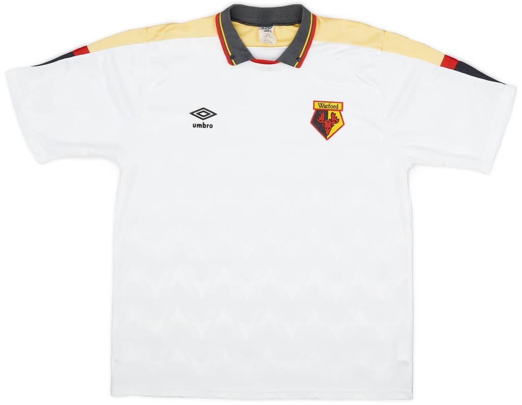 1988-91 Watford Away Shirt - 8/10 - (L)