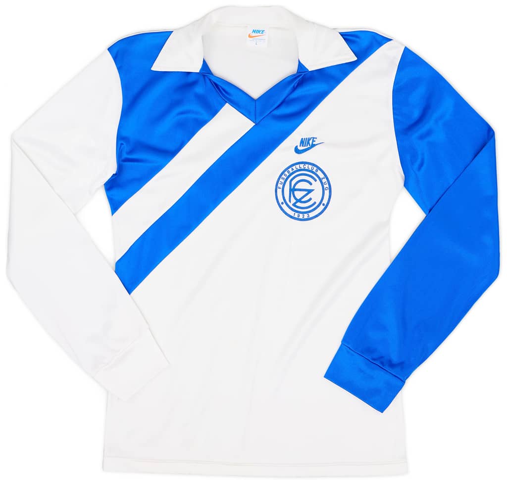1989-90 FC Zug Home L/S Shirt - 8/10 - (L)