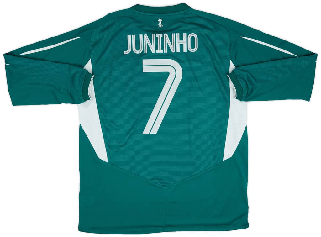 2004-05 Celtic Away L/S Shirt Juninho #7 - 8/10 - (XL)